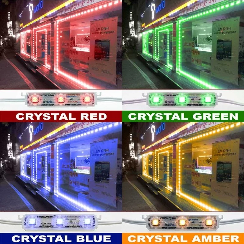Crystal Vision Storefront LED Window Kit – 50ft Green - Image 8