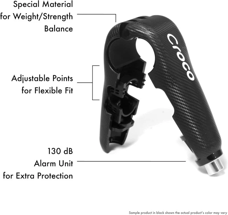Blackstone Grip Handlebar Lock – 120dB Alarm (Camo Green) - Image 5