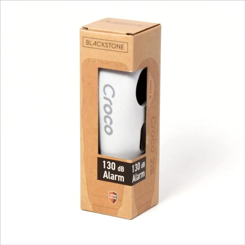 Blackstone Grip Handlebar Lock – 120dB Alarm (White) - Image 4