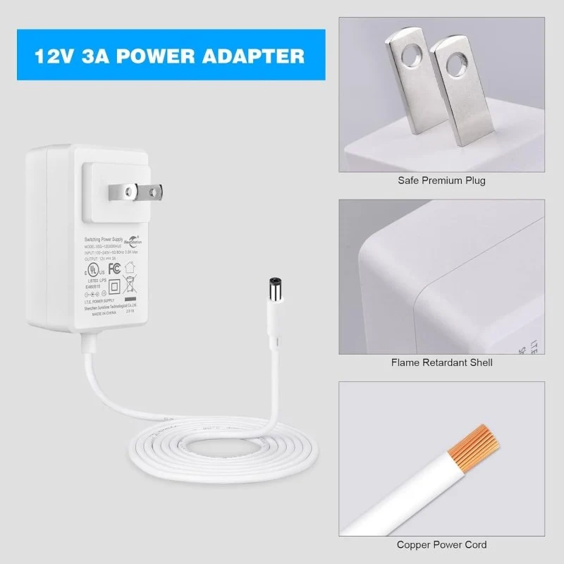 Crystal Vision 12V 2A Power Adapter - Image 5