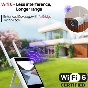Crystal Vision 10CH WiFi6 Hybrid Kit - 3 Floodlight, 1 PT Cam - Image 4