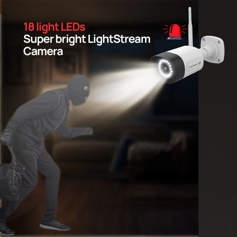 Crystal Vision 10CH WiFi6 Hybrid Kit - 3 Floodlight, 1 PT Cam - Image 6