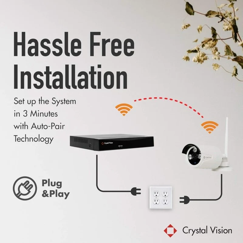 Crystal Vision 10CH WiFi6 NVR Kit - 4 AI Bullet Cams, 1TB - Image 5