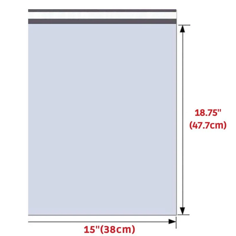 Heavy Duty Self Seal Poly Mailer Flat Bags Waterproof 4 Mil up to 10 Pound 15"(38cm) x 18.75"(47.7cm) 500pcs - Image 7