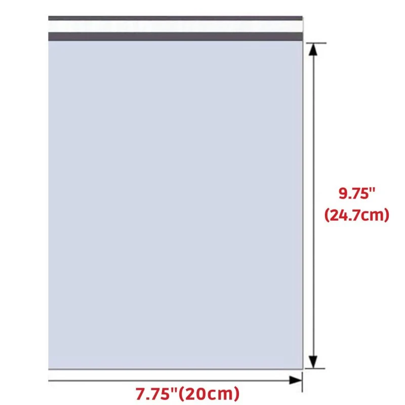 Heavy Duty Self Seal Poly Mailer Flat Bags Waterproof 4 Mil up to 10 Pound 7.75"(20cm) x 9.75"(24.7cm) 1000pcs - Image 7