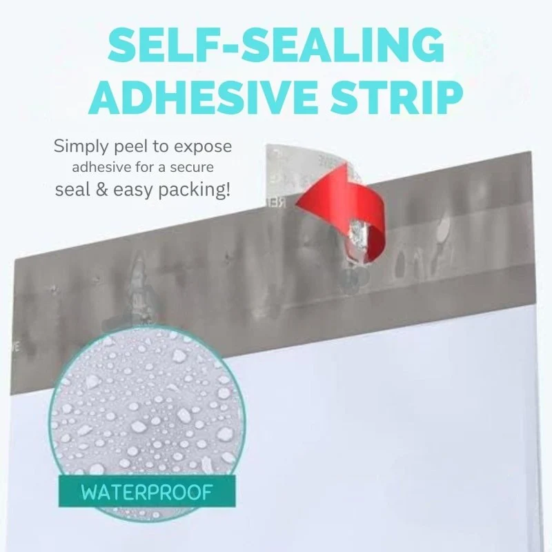Heavy Duty Self Seal Poly Mailer Flat Bags Waterproof 4 Mil up to 10 Pound 6"(15cm) x 8"(20cm) 500pcs - Image 5