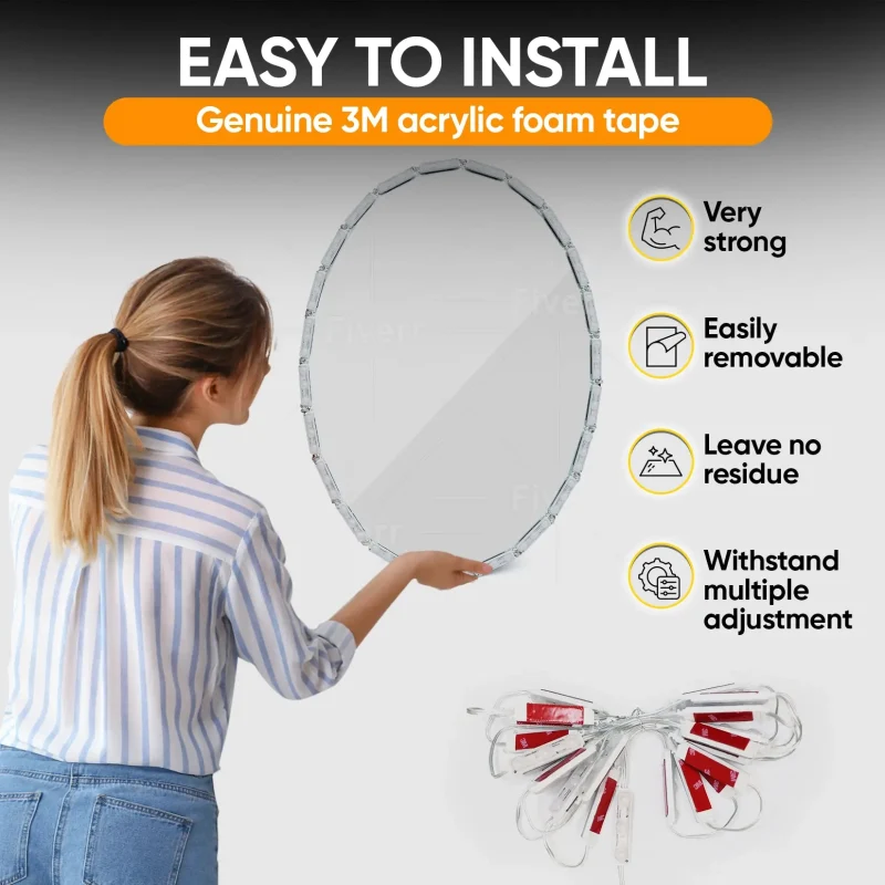 Crystal Vision Hollywood Makeup Mirror Light Kit – Warm - Image 5