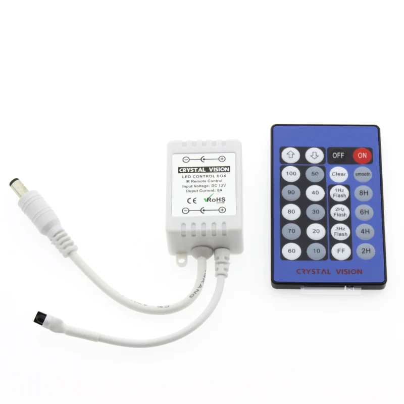 Crystal Vision LED Remote Controller w/Timer(2H, 4H, 6H, 8H)